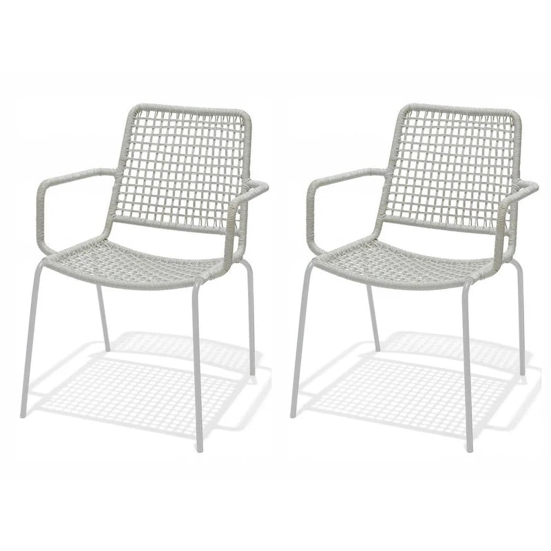 Amazonia Rouge Outdoor 9pc Patio Dining Set - With Cushions