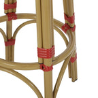 Starla Outdoor Aluminum and Wicker 29.5 Inch Barstools (Set of 2) by Christopher Knight Home - N/A