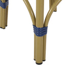 Starla Outdoor Aluminum and Wicker 29.5 Inch Barstools (Set of 2) by Christopher Knight Home - N/A