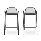 Baltimore Outdoor Modern Barstool (Set of 2) by Christopher Knight Home