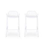 Baltimore Outdoor Modern Barstool (Set of 2) by Christopher Knight Home