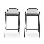 Baltimore Outdoor Modern Barstool (Set of 2) by Christopher Knight Home
