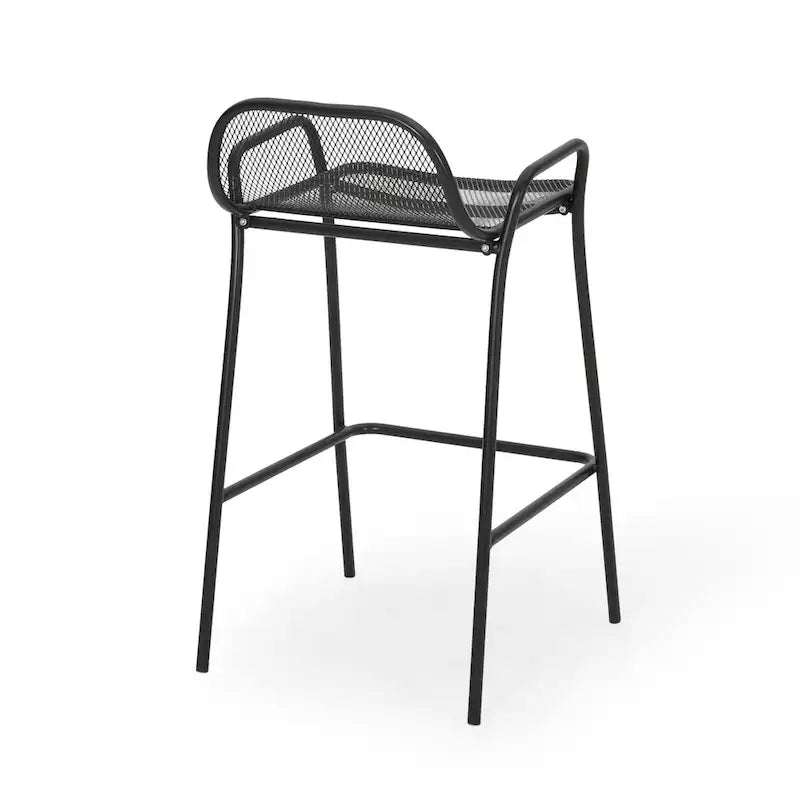 Baltimore Outdoor Modern Barstool (Set of 2) by Christopher Knight Home