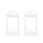 Baltimore Outdoor Modern Barstool (Set of 2) by Christopher Knight Home