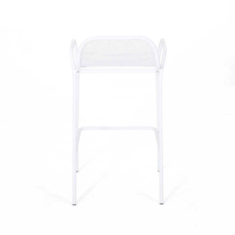 Baltimore Outdoor Modern Barstool (Set of 2) by Christopher Knight Home