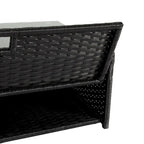 Ander Outdoor Patio Sectional Sofa Conversation Set with Cushions