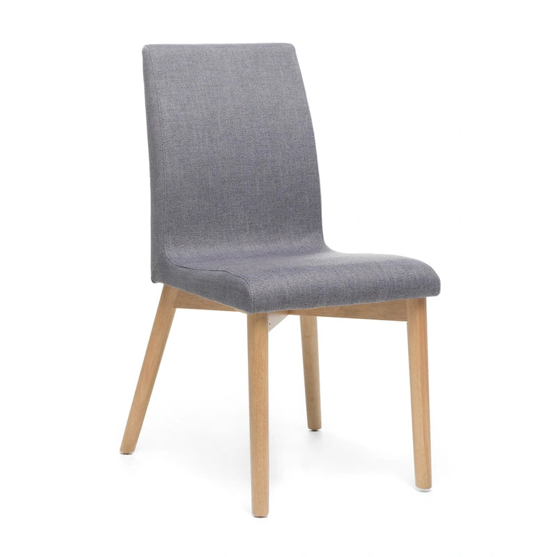 Orrin Mid-Century Fabric Dining Chair (Set of 2) by