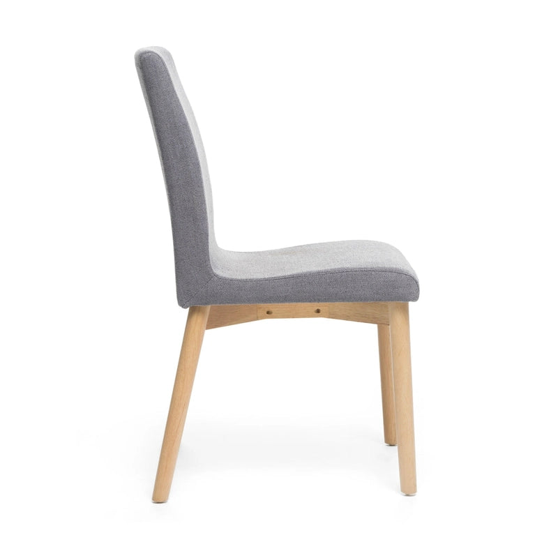 Orrin Mid-Century Fabric Dining Chair (Set of 2) by