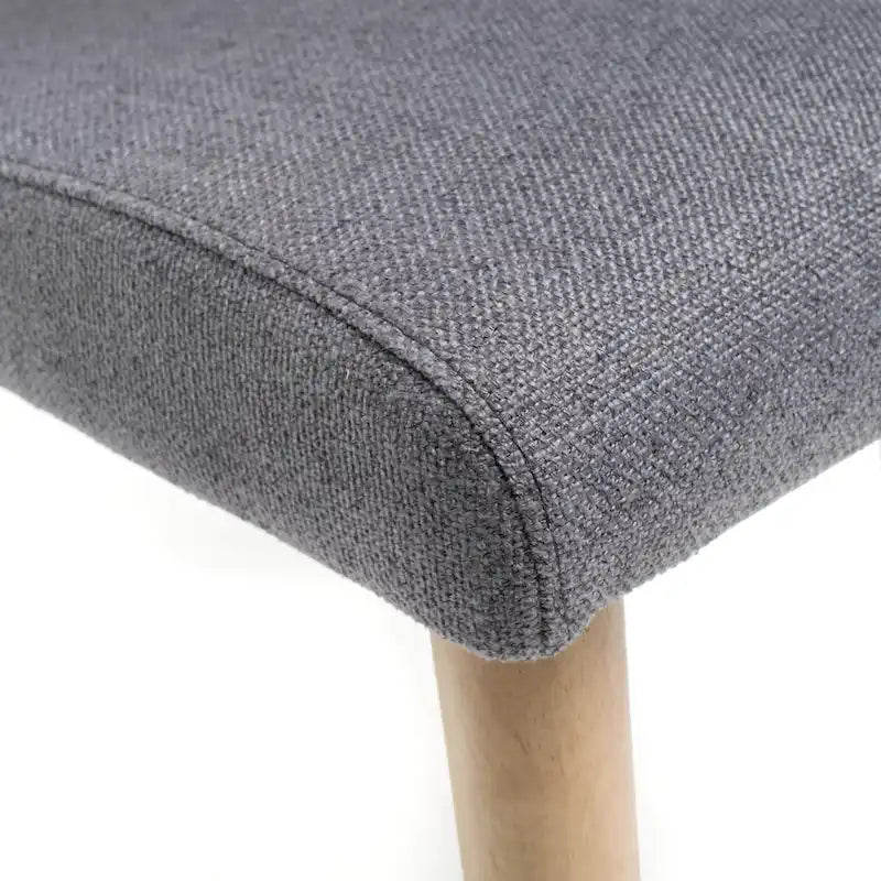 Orrin Mid-Century Fabric Dining Chair (Set of 2) by