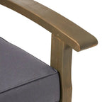 Peyton Outdoor Wooden Club Chair (Set of 4) by Christopher Knight Home