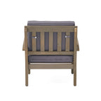 Peyton Outdoor Wooden Club Chair (Set of 4) by Christopher Knight Home