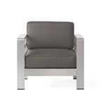 Cape Coral 7 Piece Dining Set and Sofa Set and 4pc Chat Set and Fire Pit and 2 Chaise Lounges by Christopher Knight Home
