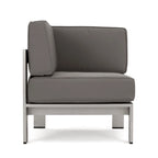 Cape Coral 7 Piece Dining Set and Sofa Set and 4pc Chat Set and Fire Pit and 2 Chaise Lounges by Christopher Knight Home