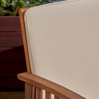 Carolina Outdoor Acacia Wood Loveseat and Coffee Table by Christopher Knight Home
