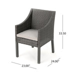 Owen Wood and Wicker 5-piece Dining Set by Christopher Knight Home