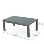 Cape Coral Outdoor Aluminum 2-piece Set with Cushions by Christopher Knight Home