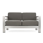 Cape Coral Outdoor Loveseat and Fire Pit Set by Christopher Knight Home