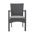 Ferris Acacia Wood and Wicker 5-piece Dining Set by Christopher Knight Home