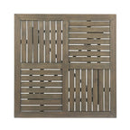 Ferris Acacia Wood and Wicker 5-piece Dining Set by Christopher Knight Home