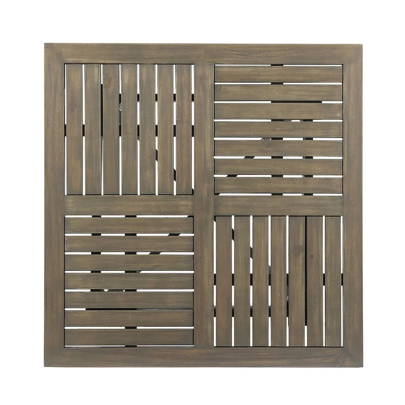 Ferris Acacia Wood and Wicker 5-piece Dining Set by Christopher Knight Home