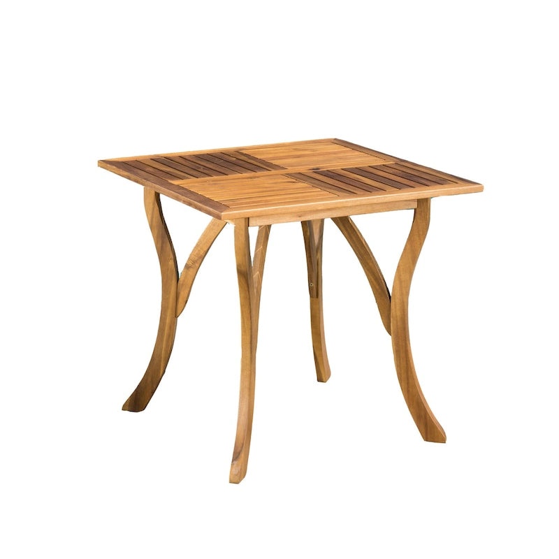 Ferris Acacia Wood and Wicker 5-piece Dining Set by Christopher Knight Home
