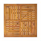 Ferris Acacia Wood and Wicker 5-piece Dining Set by Christopher Knight Home