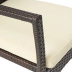 Ferris Acacia Wood and Wicker 5-piece Dining Set by Christopher Knight Home