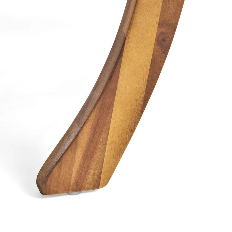 Ferris Acacia Wood and Wicker 5-piece Dining Set by Christopher Knight Home