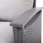 Isla Outdoor 4-seater Coffee Table Chat Set by Christopher Knight Home
