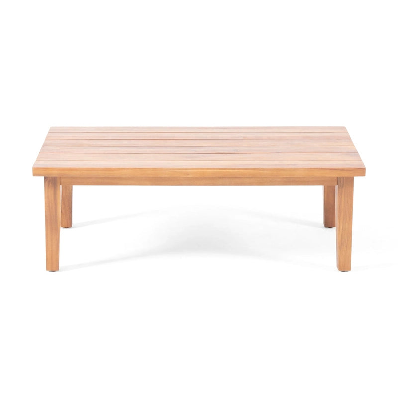 Isla Outdoor 4-seater Coffee Table Chat Set by Christopher Knight Home