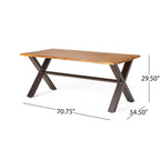 Sanibel Outdoor 3-piece Acacia Wood Dining Set by Christopher Knight Home