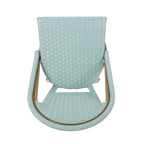 Shelton Wicker and Aluminum Outdoor 29.5 Inch Barstools by Christopher Knight Home