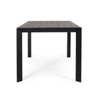 Templin Outdoor Mesh and Aluminum 7 Piece Dining Set by Christopher Knight Home