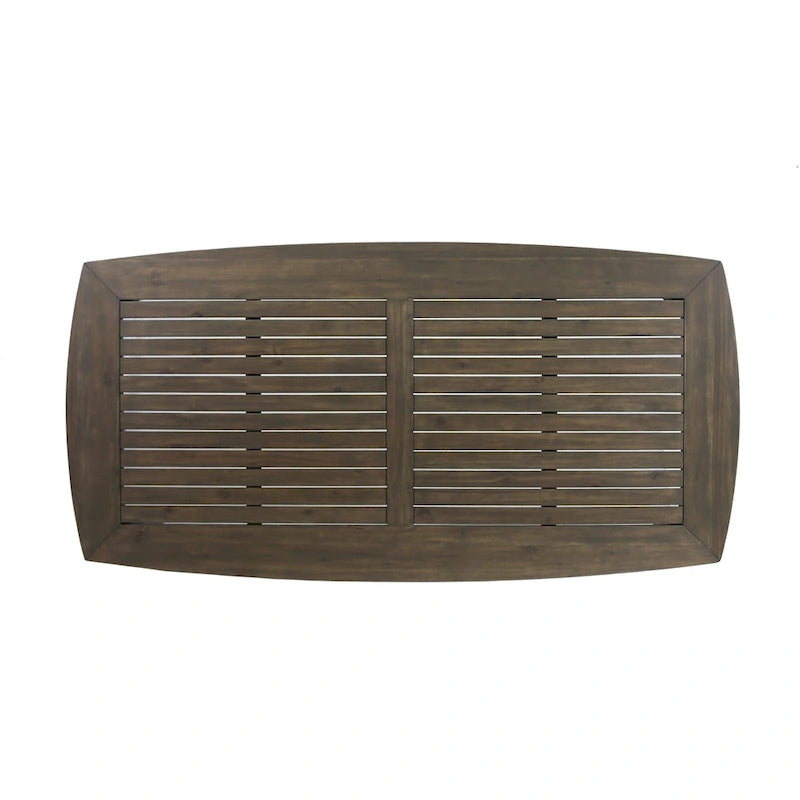 Sunqueen Outdoor Acacia Wood Rectangle Dining Table by Christopher Knight Home - 71.00 x 35.50 x 29.25