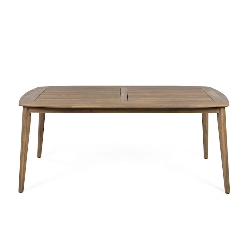 Sunqueen Outdoor Acacia Wood Rectangle Dining Table by Christopher Knight Home - 71.00 x 35.50 x 29.25
