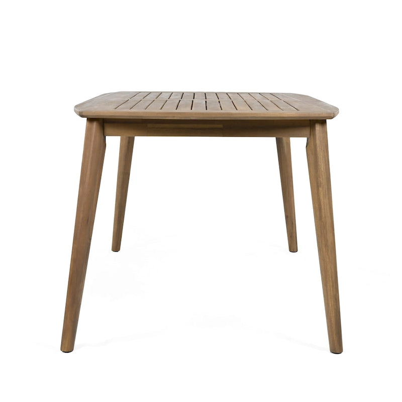 Sunqueen Outdoor Acacia Wood Rectangle Dining Table by Christopher Knight Home - 71.00 x 35.50 x 29.25