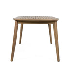 Sunqueen Outdoor Acacia Wood Rectangle Dining Table by Christopher Knight Home - 71.00 x 35.50 x 29.25