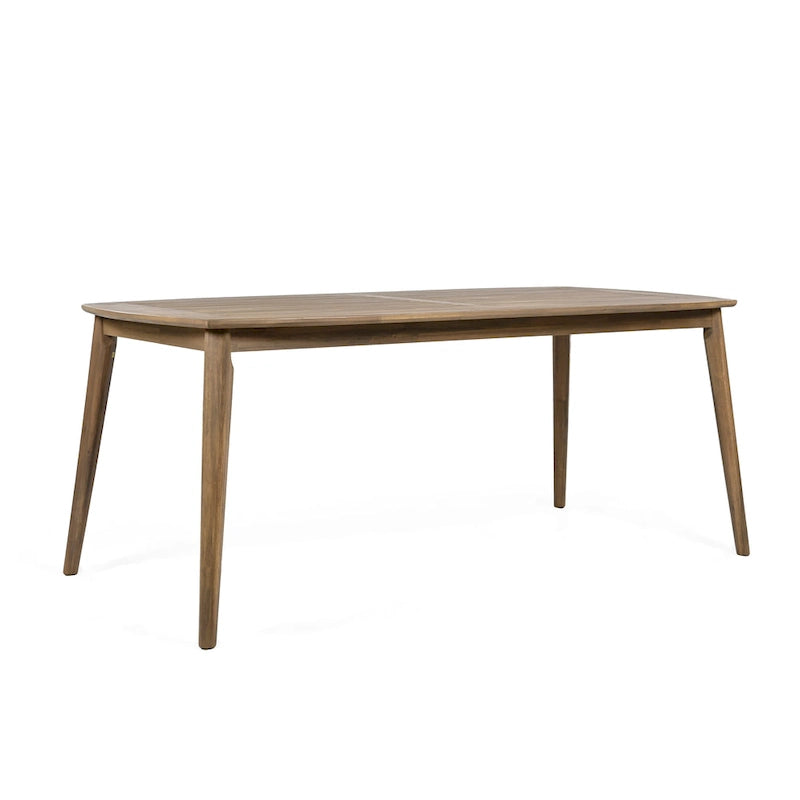 Sunqueen Outdoor Acacia Wood Rectangle Dining Table by Christopher Knight Home - 71.00 x 35.50 x 29.25