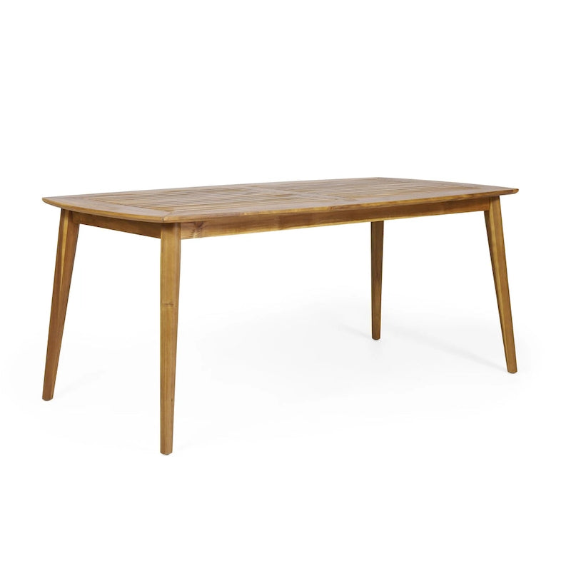 Sunqueen Outdoor Acacia Wood Rectangle Dining Table by Christopher Knight Home - 71.00 x 35.50 x 29.25
