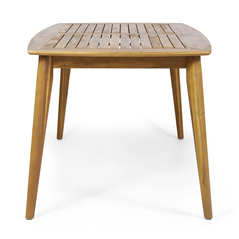 Sunqueen Outdoor Acacia Wood Rectangle Dining Table by Christopher Knight Home - 71.00 x 35.50 x 29.25