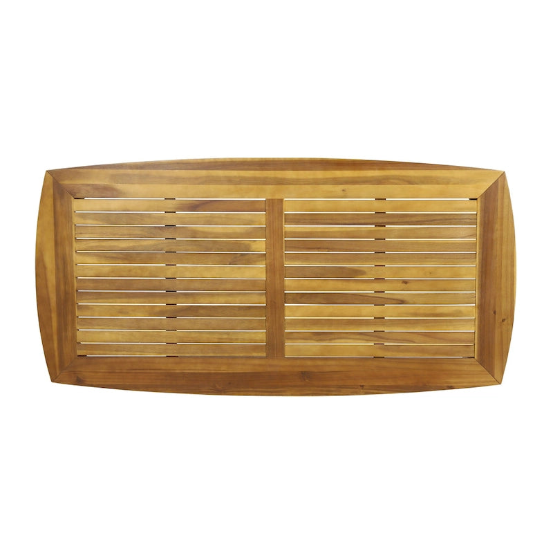 Sunqueen Outdoor Acacia Wood Rectangle Dining Table by Christopher Knight Home - 71.00 x 35.50 x 29.25