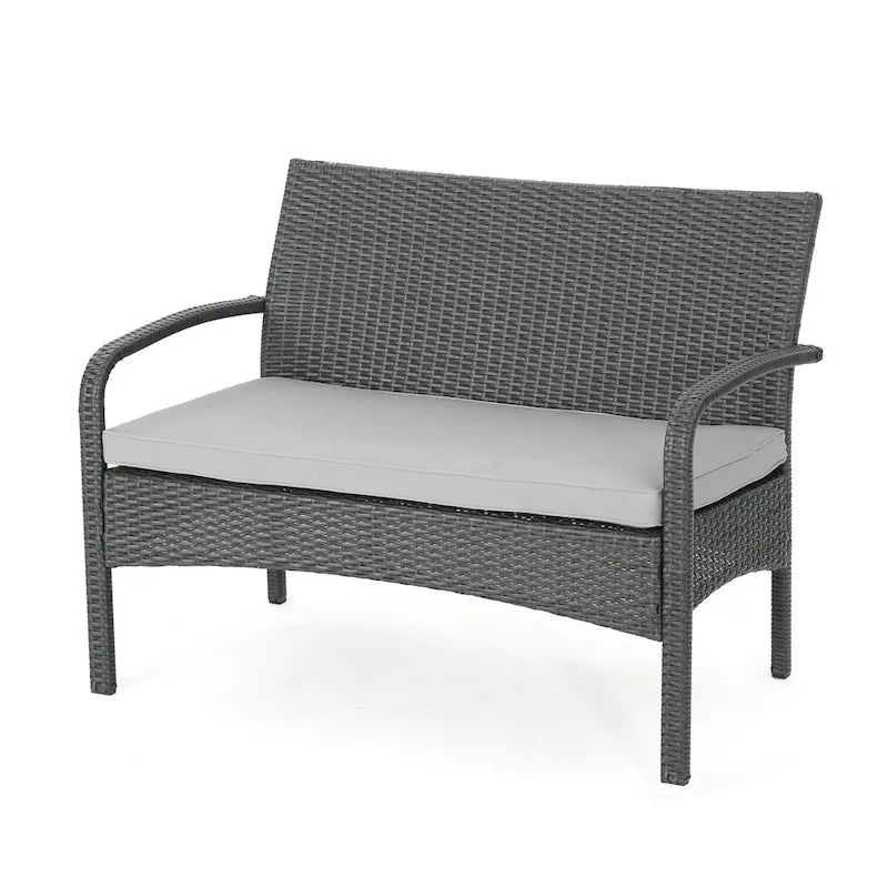 Cordoba Outdoor 6-piece Wicker Conversation Set by Christopher Knight Home