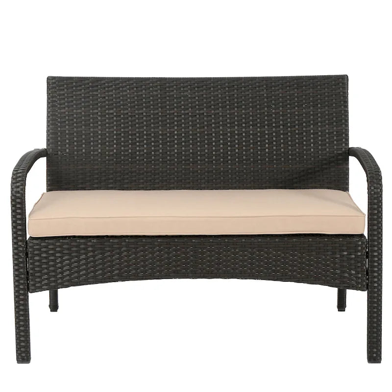 Cordoba Outdoor 6-piece Wicker Conversation Set by Christopher Knight Home