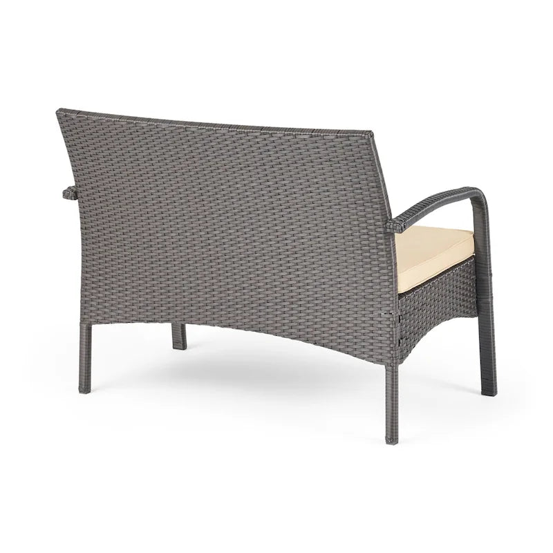 Cordoba Outdoor 6-piece Wicker Conversation Set by Christopher Knight Home