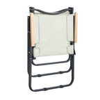 Folding Outdoor Chairs in Beige (Set of 2)