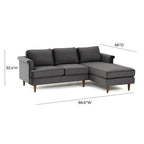 Porter Velvet Sectional