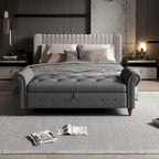 63 Bed Bench Entryway Storage Bench for Living Room Bedroom