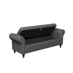 63 Bed Bench Entryway Storage Bench for Living Room Bedroom