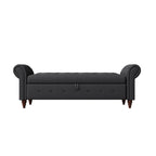 63 Bed Bench Entryway Storage Bench for Living Room Bedroom