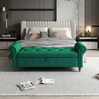 63 Bed Bench Entryway Storage Bench for Living Room Bedroom